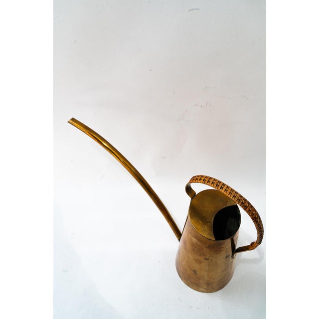 Gold Brass Watering Can, 1950s For Sale - Image 8 of 13