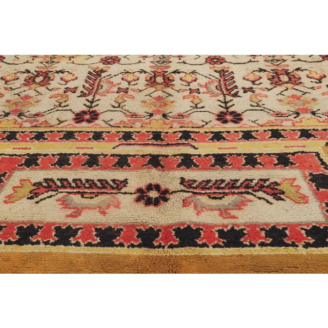 Early 20th Century Antique Romanian Transylvanian Rug, 13'08 X 15'11 For Sale - Image 5 of 10