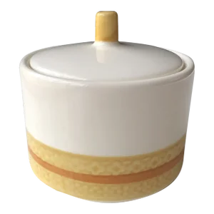 1970's Japanese Maruto Royal M "Santa Cruz" Lidded Sugar Bowl