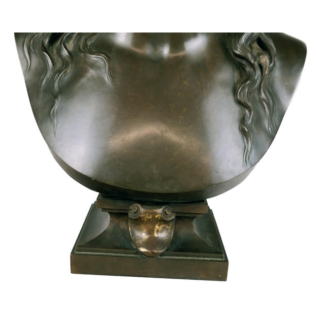 F. Barbedienne Bronze Bust of a Woman For Sale In Tampa - Image 6 of 10
