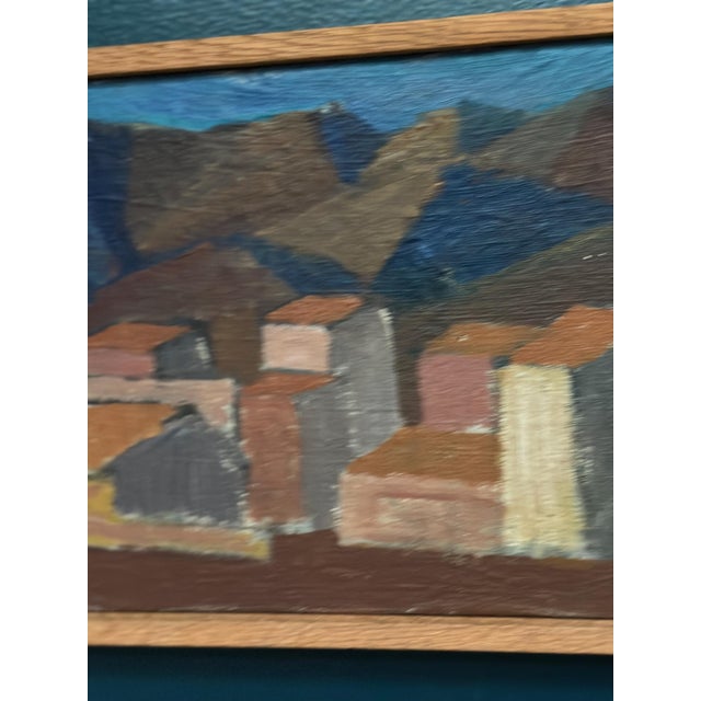Johan Lundgren, Cityscape, 1952, Oil Painting on Canvas, Framed For Sale - Image 7 of 18