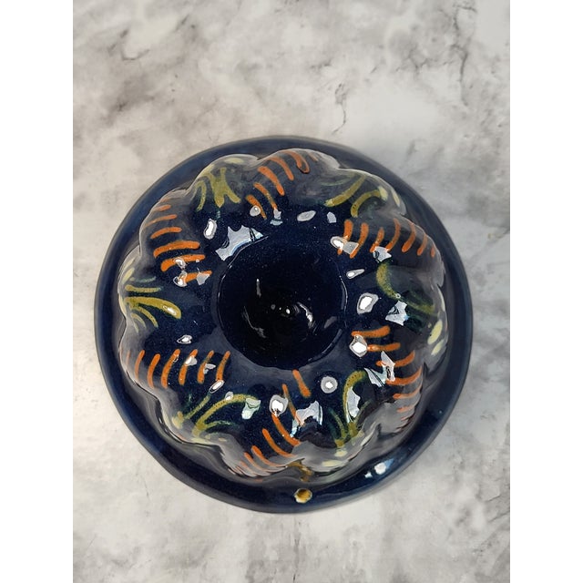 French 19th Century French Alsatian Glazed Kouglof Bundt Cake Mold For Sale - Image 3 of 11