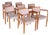 1960s Niels Otto Møller Model #65 & #80 Teak Dining Chairs Set of 8 MCM For Sale