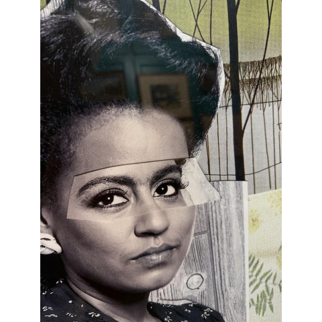 Photography Art Print “Clarivel With Black Blouse With White Ribbon” by Mickalene Thomas 2016 For Sale - Image 7 of 8