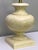 Wood 1970s Jean Roger Style Ivory White Lacquered Wood Urn Table Lamps For Sale - Image 7 of 11
