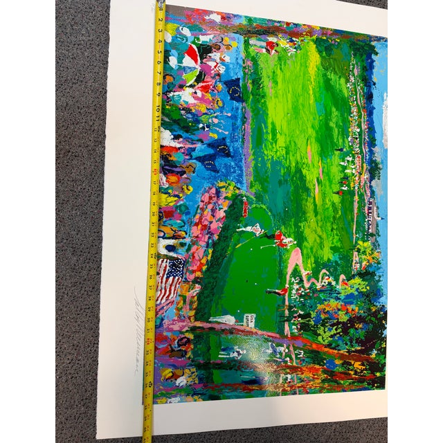 Paper LeRoy Neiman Ryder Cup Valhalla Hand Signed Le Serigraph Art Golf Unframed For Sale - Image 7 of 9