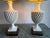 Vintage Fredrick Cooper Urn Lamps in Creamware Rope Lattice Pattern - a Pair For Sale - Image 11 of 18