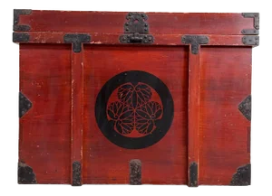 Early Meiji Japanese Ammunition Chest Matsumoto Castle