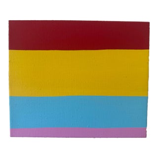 Willy Müller-Brittinau (1938-2008), Modern Abstract Acrylic, Painted on Stretched Canvas, Signed on Verso, Dated For Sale