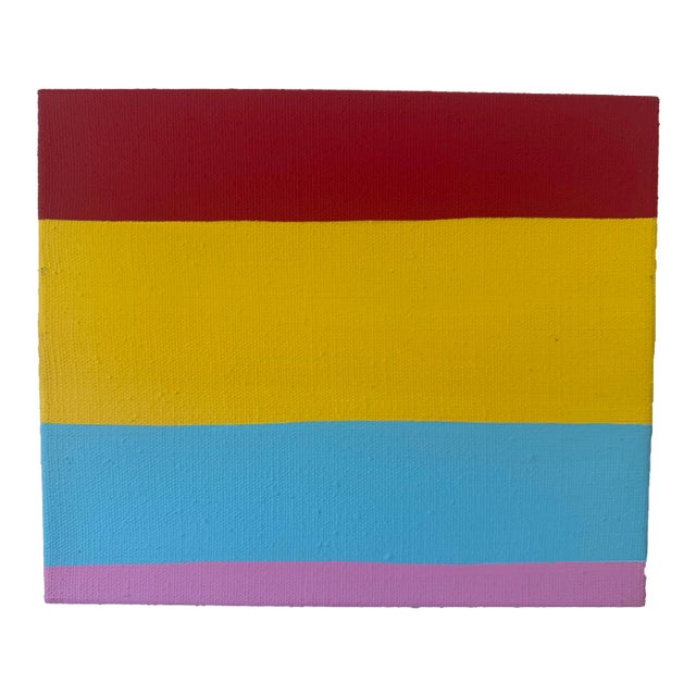 Willy Müller-Brittinau (1938-2008), Modern Abstract Acrylic, Painted on Stretched Canvas, Signed on Verso, Dated For Sale