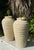 Postmodern Vintage Sculptural Ribbed Plaster Table Lamps, a Pair For Sale - Image 3 of 12