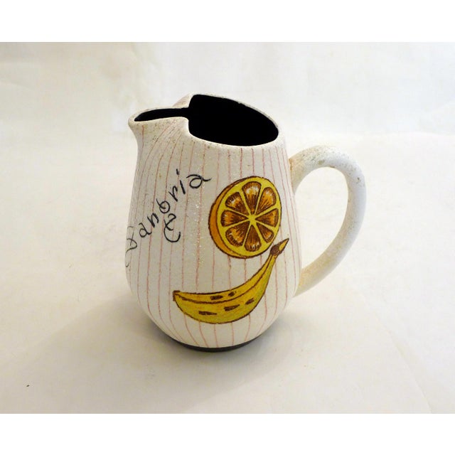 Large Earthenware Sangria Pitcher, 1950 For Sale - Image 12 of 12