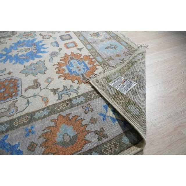 2020s 9x12 Ivory Hand-Knotted Wool Floral Symphony Classic Traditional Carpet Rug For Sale - Image 5 of 10