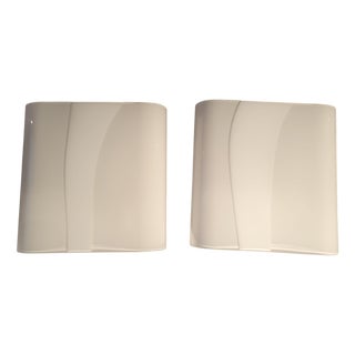 Murano Glass Wall Lamps, Italy, 1970s, Set of 2 For Sale