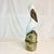 This is a whimsical Americana Folk Art Hand Carved Wooden Sculpture of a Pelican. The Coastal Motif sculpture is crafted...