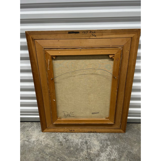 Early 20th Century Original Oil Painting on Canvas, Signed by Artist Alberto Cecconi, Framed For Sale In Philadelphia - Image 6 of 12