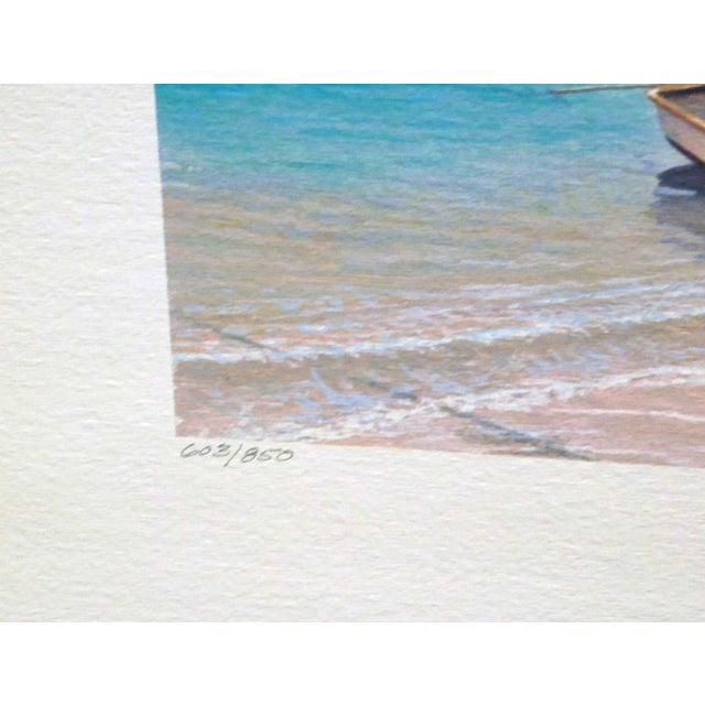 Pete Peterson "Cruz Bay" Seascape Hand Signed Limited Ed. Fine Art Print For Sale In Denver - Image 6 of 6
