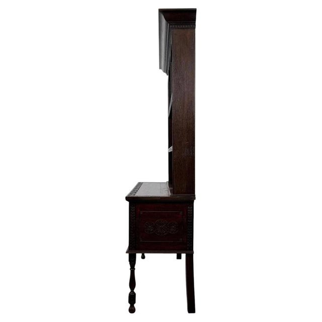 Antique 19th Century English Oak Dresser with Carved Decoration For Sale - Image 11 of 12