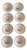 Grand Marnier Bowls in Earthenware from Gien, 1960s, Set of 8 For Sale