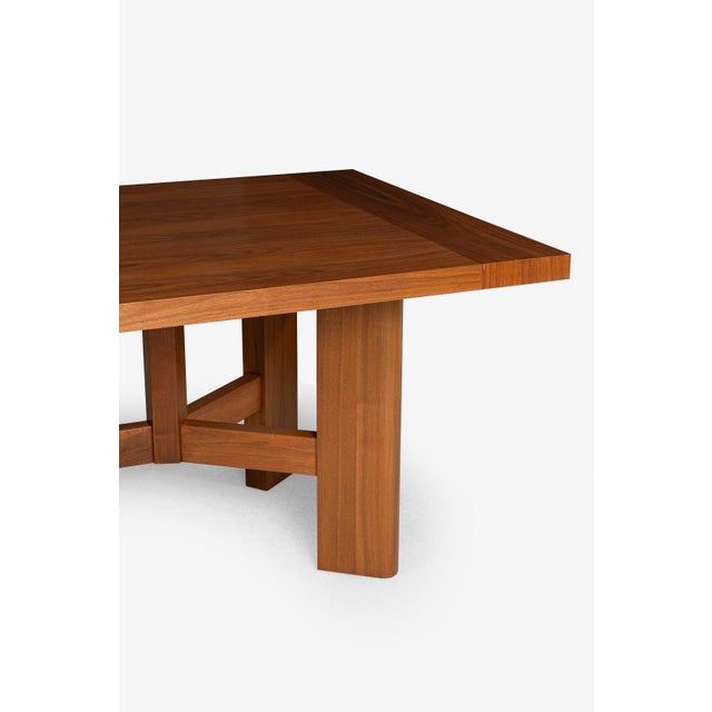 2010s Holly Hunt Walnut Dining Table 2010 For Sale - Image 5 of 12