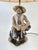 Ceramic Table Lamp with Fisherman Figurine, 1960s-1970s For Sale - Image 3 of 16