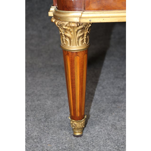 Pair Paul Sormani Antique Louis XVI Style Ormolu Mounted Commodes For Sale - Image 15 of 16