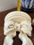 Designer Curated Vintage Hollywood Regency Distressed Cream & Gold Ribbon Bow Wall Shelves - Pair For Sale In Jacksonville, FL - Image 6 of 6