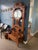 Wood Carved Hall Tree Antique Bench Seat Hang Coats Mirror Seat For Sale In San Francisco - Image 6 of 9