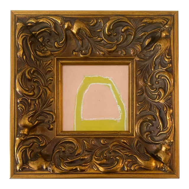 Sarah Trundle, Contemporary Abstract Framed Painting, "What Are You Holding on To?" For Sale