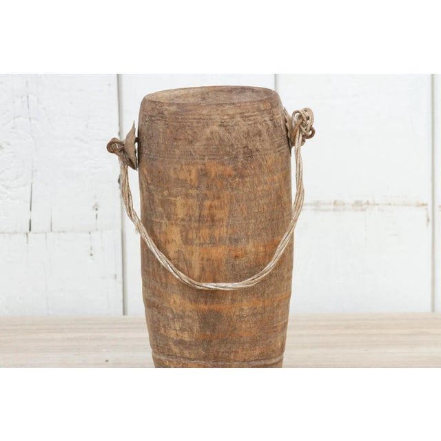 Vintage Indian Slim Milk Pot-Vayu For Sale - Image 4 of 9