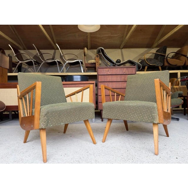 Mid-Century Danish Style Armchairs, Set of 2 For Sale - Image 4 of 18
