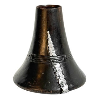 Vintage Old Ankole Wood Milk Pot Uganda For Sale
