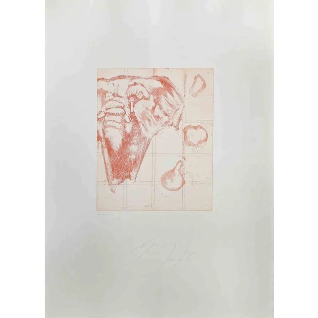 Modern Mino Trafeli, Africa, Etching, 1969 For Sale - Image 3 of 3