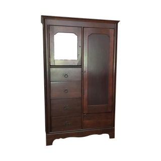 Vintage Mahogany Wardrobe For Sale
