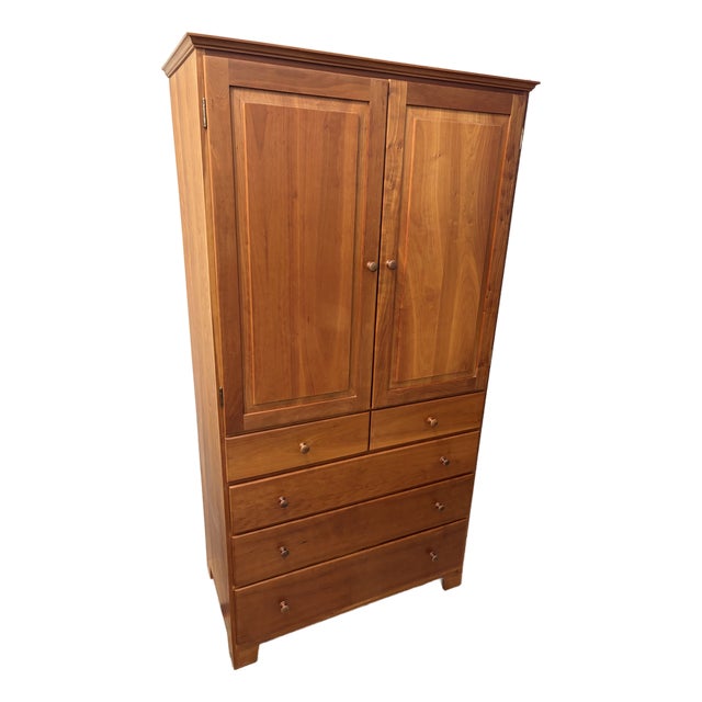 Shaker Cherry Linen Press For Sale