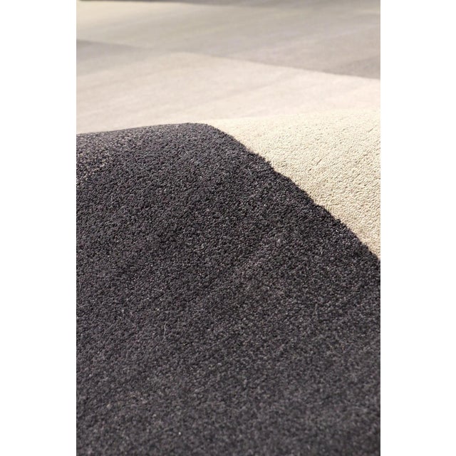 Modern Pasargad Home Rodeo Silver Area Rug- 7' 9" X 9' 9" For Sale - Image 3 of 5