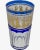 Val Saint-Lambert Vintage Set of 3 Val St. Lambert Danse De Flore Tumbler Glasses Cobalt Crystal For Sale - Image 4 of 12