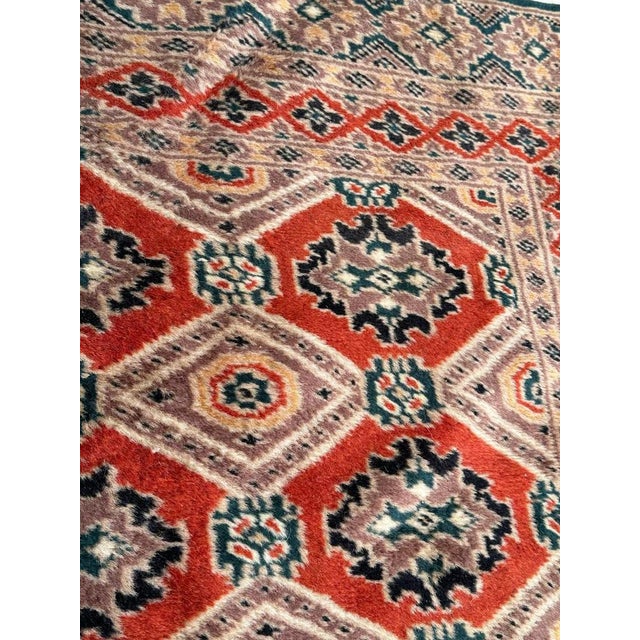 Textile Small Vintage Pakistani Rug from Bobyrugs, 1980s For Sale - Image 7 of 14