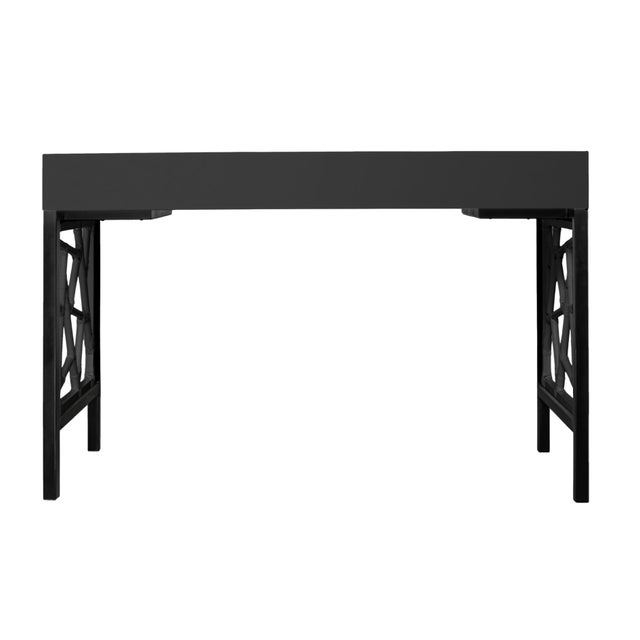 Wood Tiffany Writing Desk - Black For Sale - Image 7 of 9