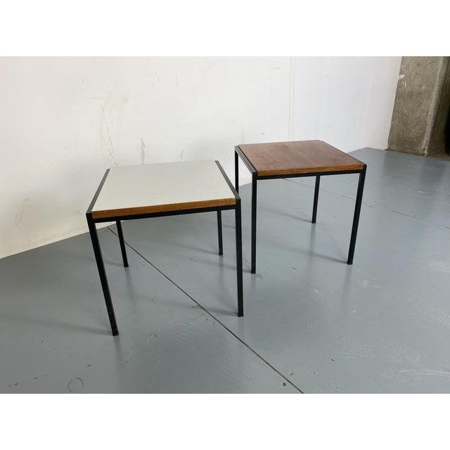 Mid-Century Modernist Side Tables from Pastoe, 1950s, Set of 2 For Sale - Image 14 of 18