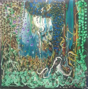 "Spring" Contemporary Abstract Acrylic Painting by Peter Ray
