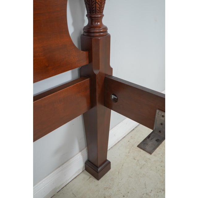 Councill Craftsmen Full or Double Size Mahogany Poster Bed Chairish