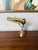 Vintage Mid Century Brass Banker’s Desk Lamp For Sale - Image 4 of 10