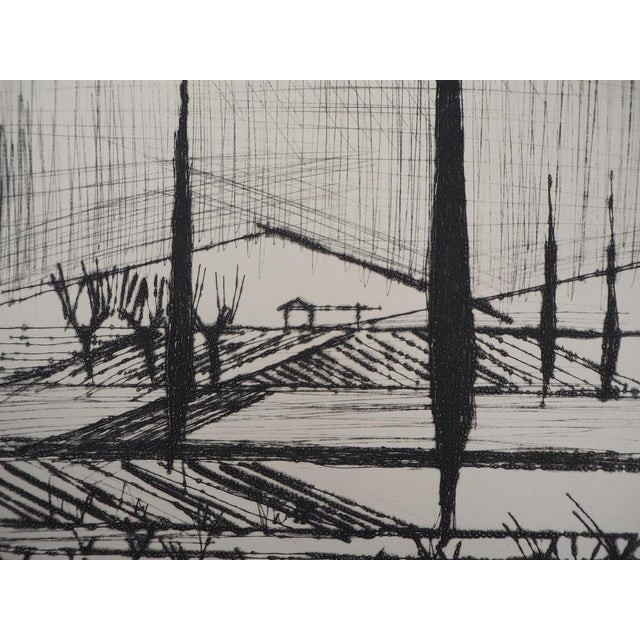 Bernard Buffet, Italian Landscape, Etching For Sale - Image 4 of 5