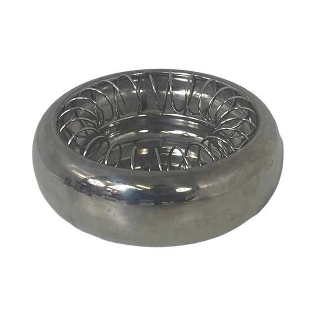 Metal Spirale 7690 Ashtray in Polished Stainless Steel by Achille Castiglioni for Alessi, 1980s For Sale - Image 7 of 7