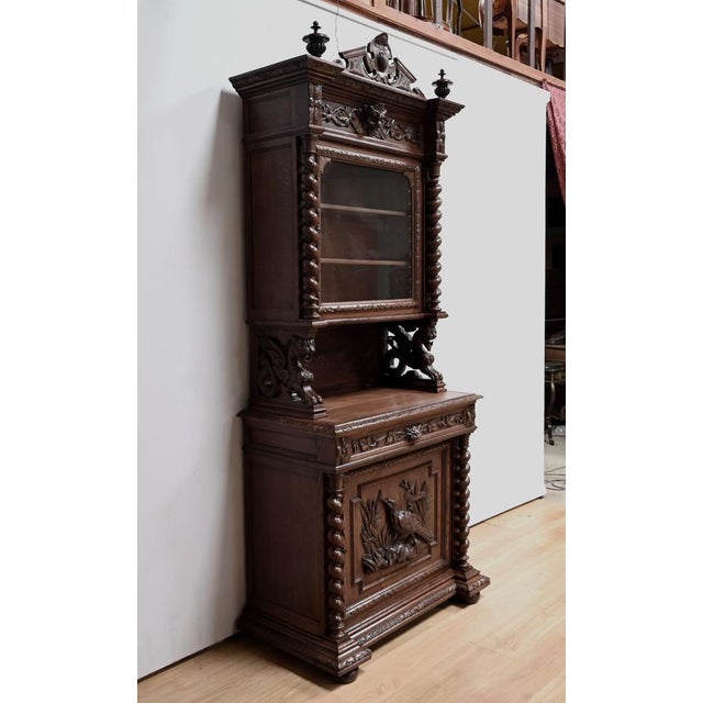 Narrow Cupboard in Oak For Sale - Image 3 of 18