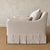 Traditional Parisian Chair Slip Covered in Belgian Linen- Oyster For Sale - Image 3 of 9