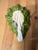 Ceramic Pair Cabbage Leaf Dishes by Studio Bongard For Sale In New York - Image 6 of 9