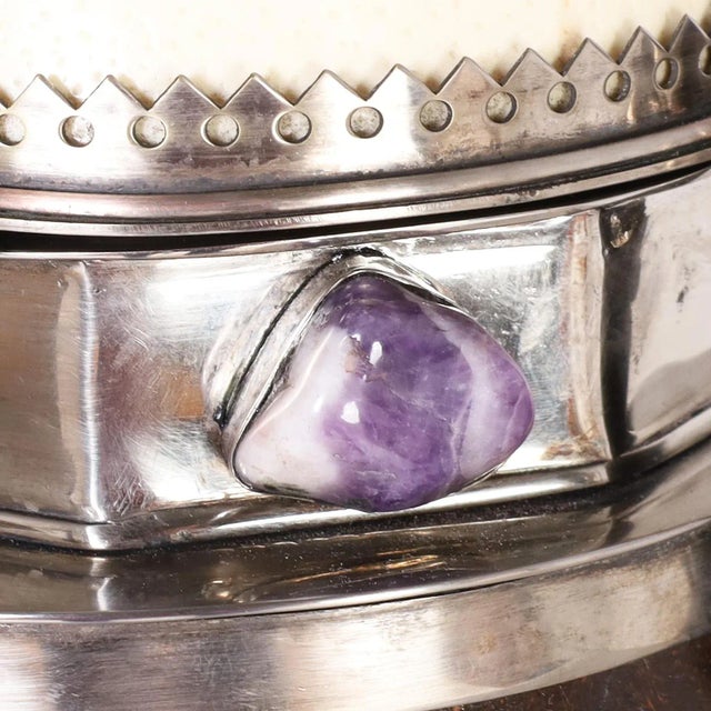 Brown Mid Century Coco De Mer Tea Caddy by Anthony Redmile For Sale - Image 8 of 11