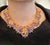Bochic "Capri" Amethyst, Emerald, Citrin & Sapphire Necklace Set 18K & Silver For Sale - Image 17 of 18